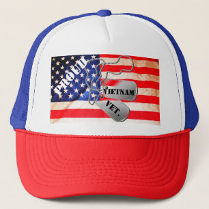 STOLZER AMERIKANER-VIETNAM-VETERAN TRUCKERKAPPE