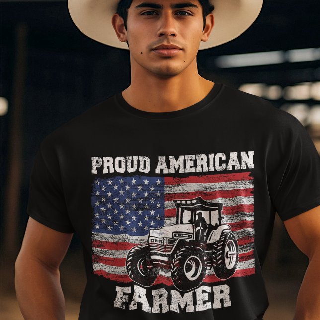 Stolzer amerikanischer Bauer Landwirtschaft Landwi T-Shirt (Von Creator hochgeladen)