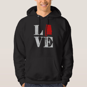 Stolzer Amerikanischer Bürger Staatsflagge Landkar Hoodie