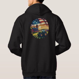 Stolzer amerikanischer Landwirt  Hoodie