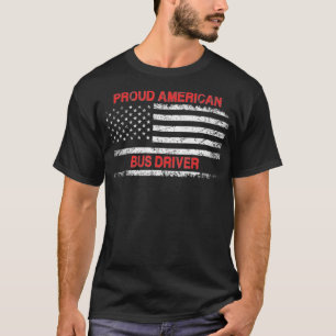 Stolzer amerikanischer patriotischer USA-Flagge-Ge T-Shirt