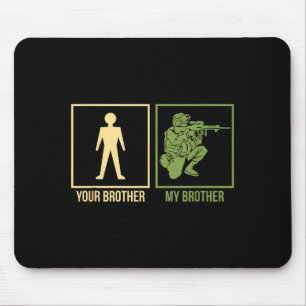 Stolzer Armee-Bruder I-Marine Luftwaffe Seal Range Mousepad