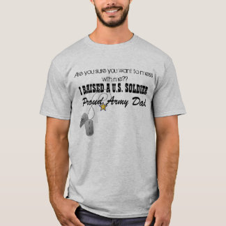 Stolzer Armee-Vater T-Shirt