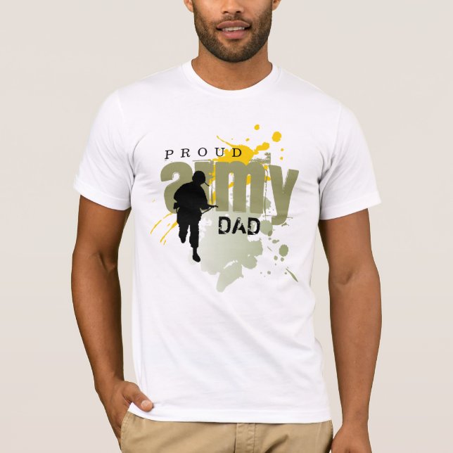 Stolzer Armee-Vater T-Shirt (Vorderseite)