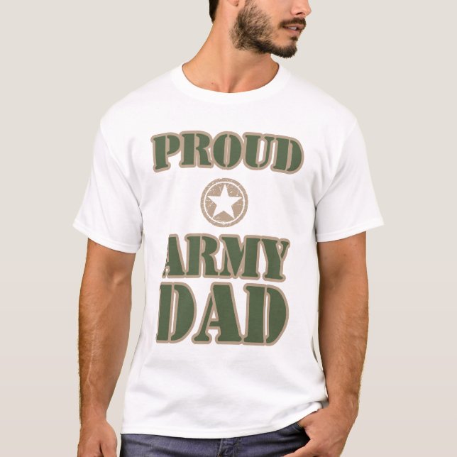 Stolzer Armee-Vater T-Shirt (Vorderseite)