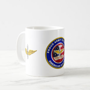 Stolzer Armee-Veteran-Aviation-Soldat  Kaffeetasse
