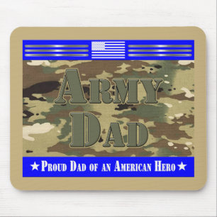 Stolzer Army-Vater Mousepad