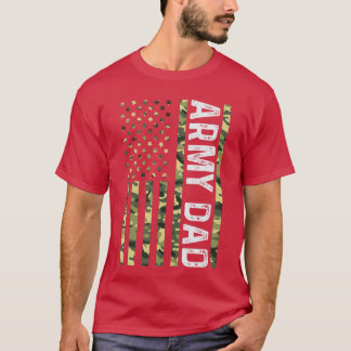Stolzer Army-Vater Vereinigte Staaten USA-Flagge f T-Shirt