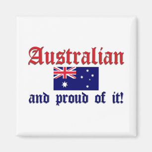 Stolzer Australier Magnet