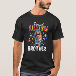 Stolzer Autismus-Bruder Dinosaurier T Rex Autismus T-Shirt