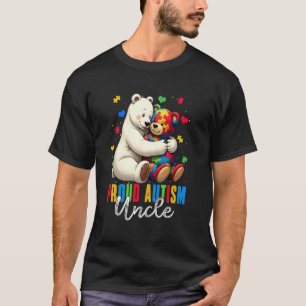Stolzer Autismus-Onkel-Bär Autismus-Bewusstsein So T-Shirt