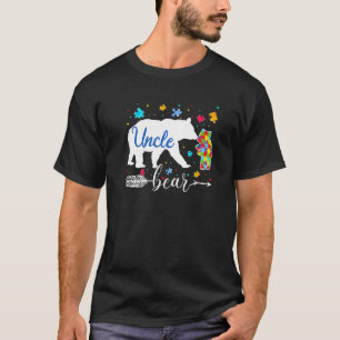 Stolzer Autismus-Onkel-Bär-Puzzle Autismus-Onkel-B T-Shirt