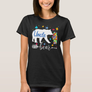 Stolzer Autismus-Onkel-Bär-Puzzle Autismus-Onkel-B T-Shirt