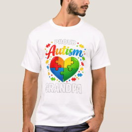 Stolzer Autismus-Opa Autismus-Bewusstsein Großvate T-Shirt