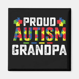 Stolzer Autismus-Opa Awareness Autist Familie Magnet