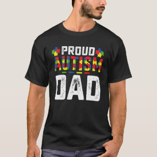 Stolzer Autismus-Vater Awareness Autistisch Famili T-Shirt