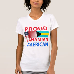 Stolzer bahamischer Amerikaner T-Shirt