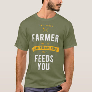 Stolzer Bauer Ranch Arbeit Landwirtschaft Und Agra T-Shirt