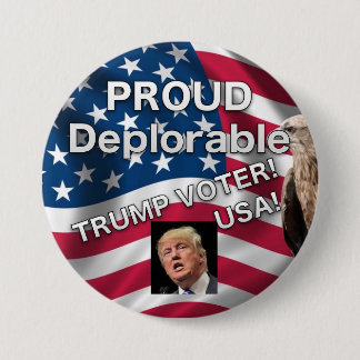 STOLZER BEDAUERNSWERTER TRUMPF-WÄHLER-KNOPF BUTTON