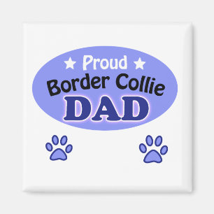 Stolzer Border Collie-Vater Magnet