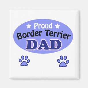 Stolzer Border Terrier-Vater Magnet