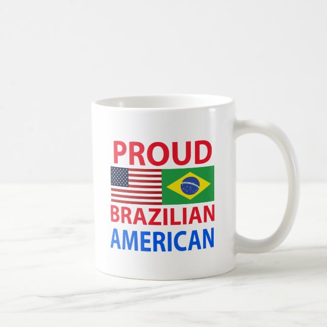 Stolzer brasilianischer Amerikaner Kaffeetasse (Rechts)