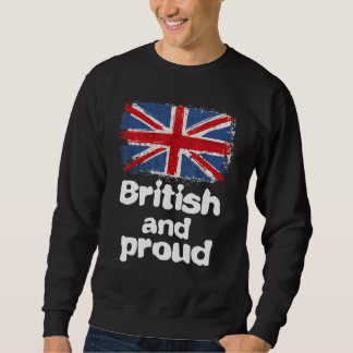 Stolzer britischer patriotischer Mann Frauen und Sweatshirt