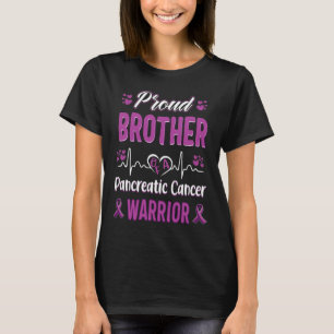 stolzer Bruder Bauchspeicheldrüsenkrebs-Krieger-Be T-Shirt