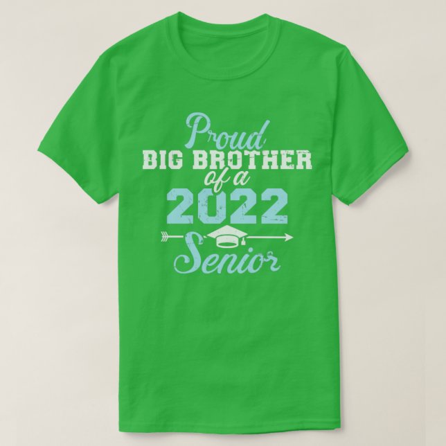 Stolzer Bruder einer Abschluss-Klasse 20221 T-Shirt (Design vorne)