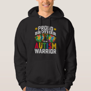 Stolzer Bruder einer Familie mit einem Autismus-Kr Hoodie