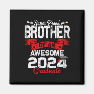stolzer Bruder eines 2024-Grad-24-Abschlusses Magnet