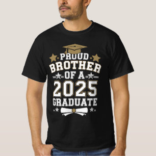 Stolzer Bruder eines 2025-Absolventen Abschluss Fa T-Shirt