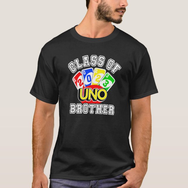 stolzer Bruder eines Führers der Uno-Klasse 2023 T-Shirt (Vorderseite)