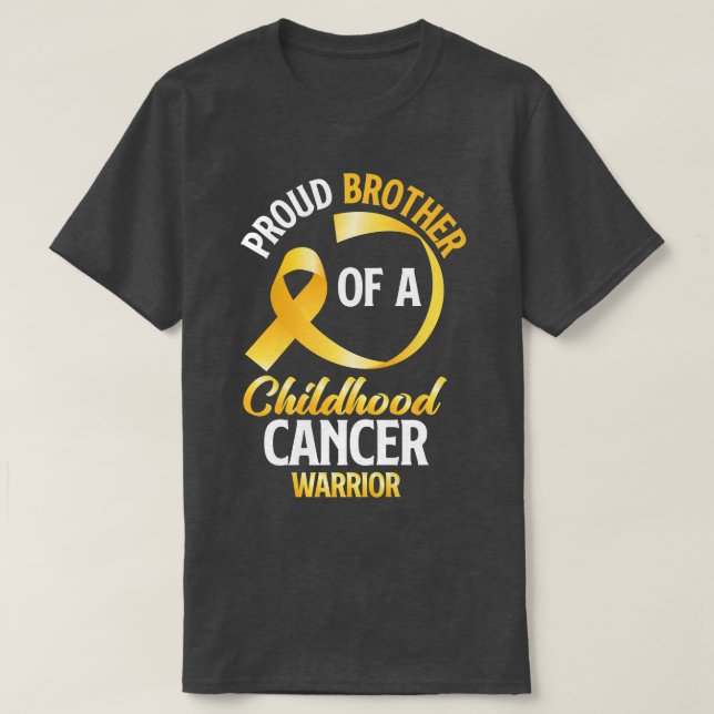 stolzer Bruder eines Krebserkrankers im Kindesalte T-Shirt (Design vorne)