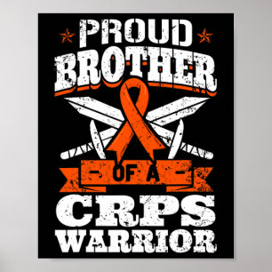 Stolzer Bruder eines Krippenkriegers Rsd Awareness Poster
