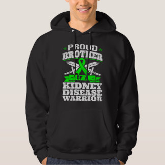 Stolzer Bruder eines Nierenkrankheits-Kämpfers Nie Hoodie