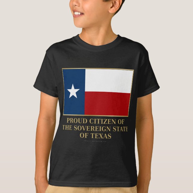 Stolzer Bürger von Texas T-Shirt (Vorderseite)