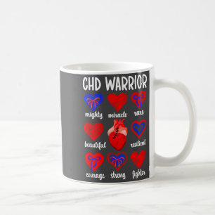 Stolzer CHD-Krieger Angeborenes Herzleiden Bewusst Kaffeetasse