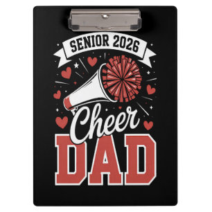 Stolzer Cheer Senior-Vater 2026 Klemmbrett