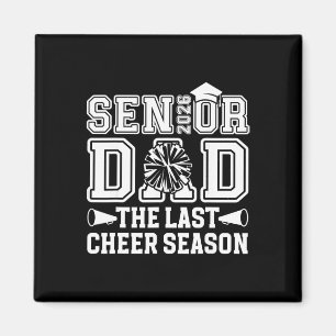 Stolzer Cheer Senior-Vater einer Senior-Cheerleade Magnet