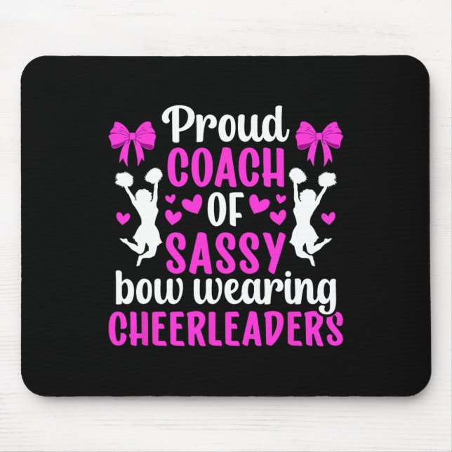 Stolzer Cheerleader-Trainer Cheer Coach Cheerleadi Mousepad (Vorne)