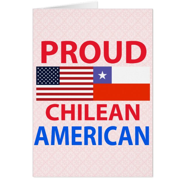 Stolzer chilenischer Amerikaner (Vorne)