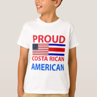 Stolzer Costa Rican Amerikaner