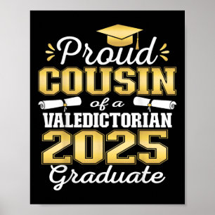 Stolzer Cousin 2025 Valedictorianischer Graduat 25 Poster