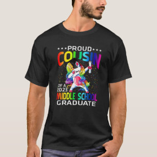 Stolzer Cousin einer Mittelschulabteilung 2023 T-Shirt