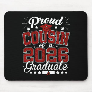Stolzer Cousin eines 2026 Absolventen Senior 2026 Mousepad