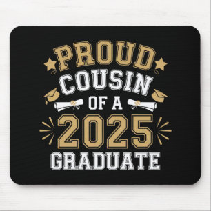 Stolzer Cousin eines Absolventen der Familie 2025 Mousepad