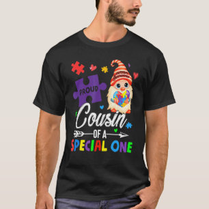 Stolzer Cousin eines besonderen Puzzle-Gnoms Autis T-Shirt