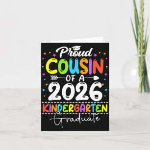 Stolzer Cousin eines Kindergarten-Jahrgangs 2026St Karte