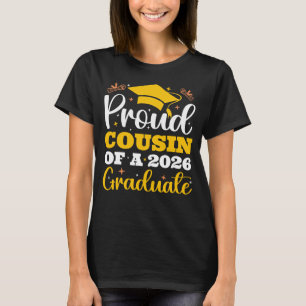 Stolzer Cousin eines persönlichen Abschlusses 2026 T-Shirt